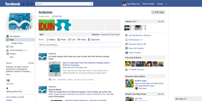 Unofficial Facebook Arduino Fans Page